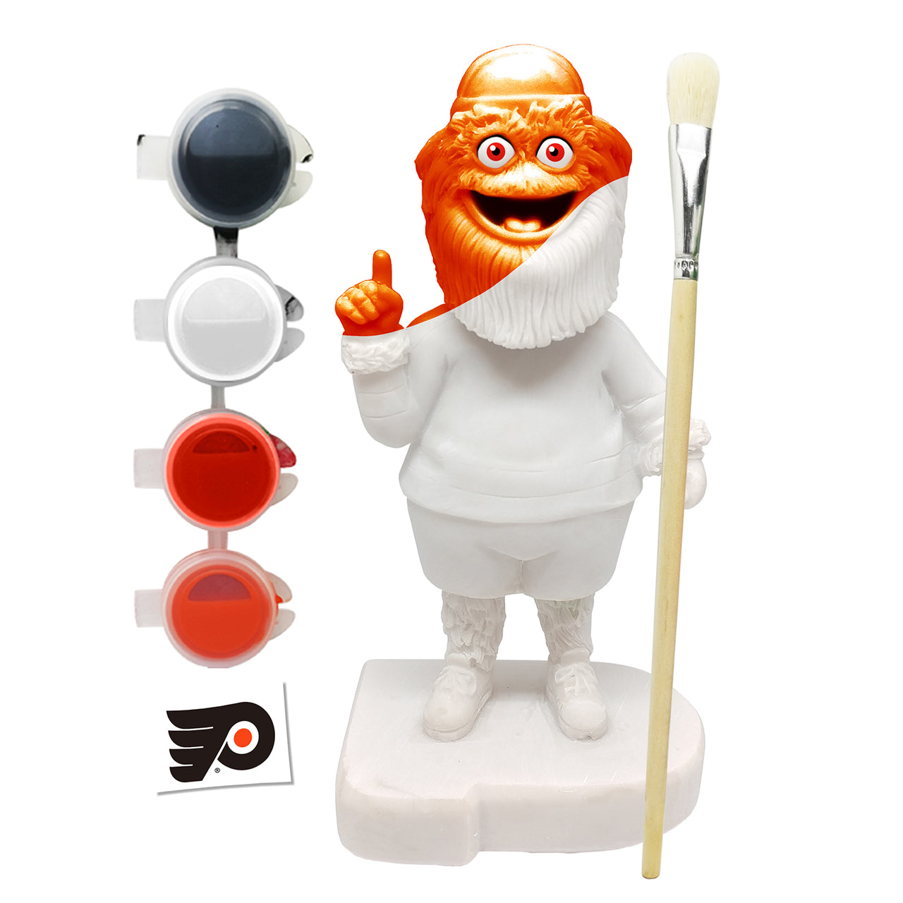 Gritty Philadelphia Flyers Hockey Paint-Your-Own Mascot Bobblehead - Dynasty Sports & Framing 