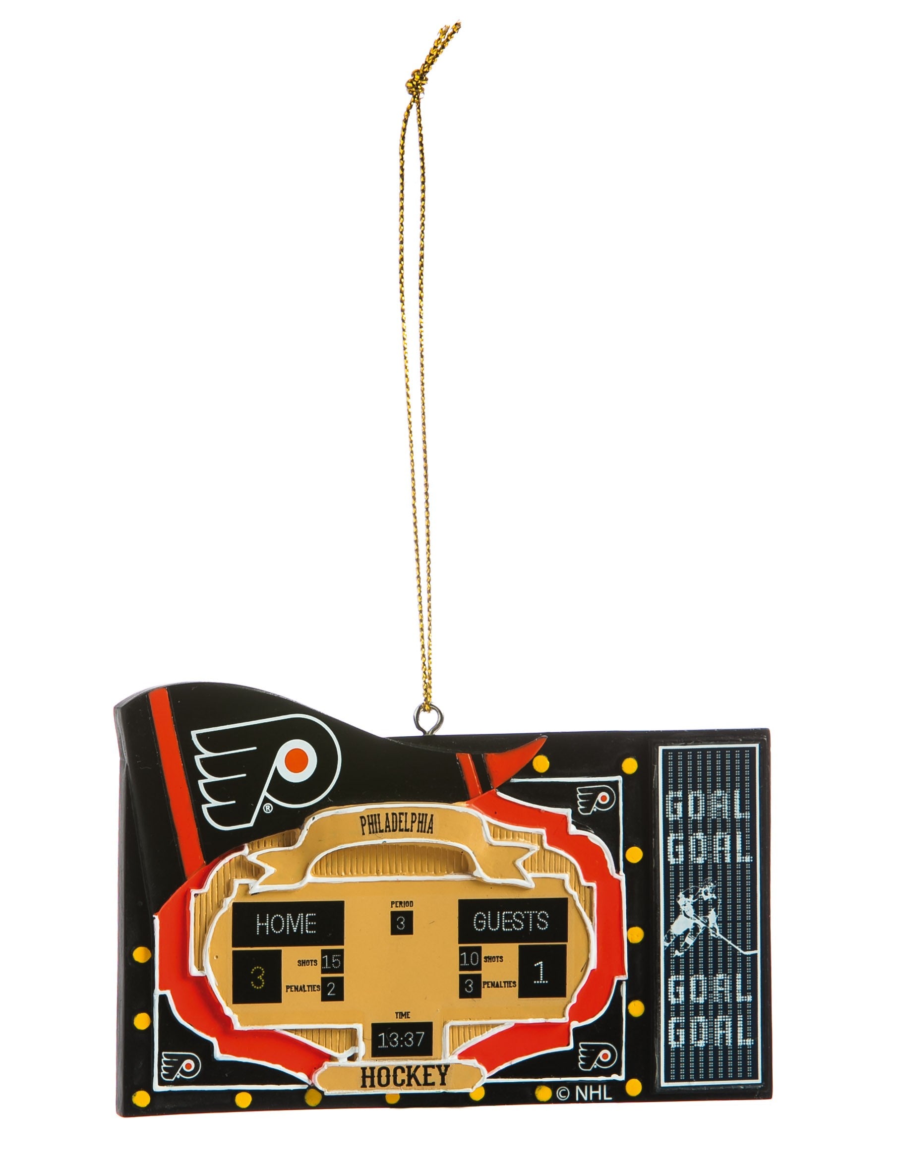 Philadelphia Flyers Scoreboard Christmas Ornament - Dynasty Sports & Framing 