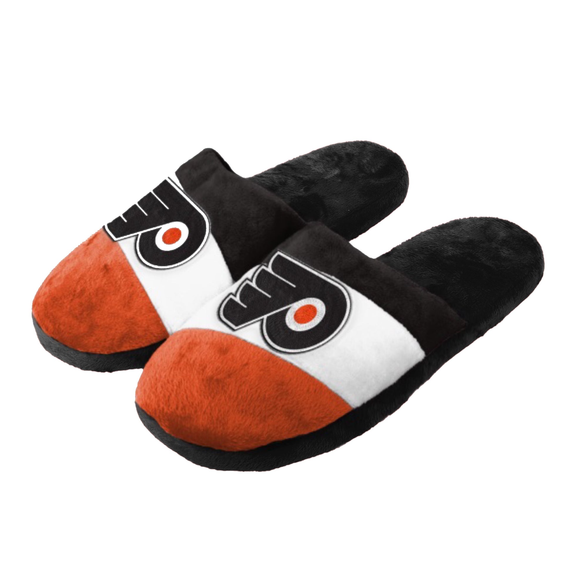 Philadelphia Flyers Colorblock Slide Slippers - Dynasty Sports & Framing 