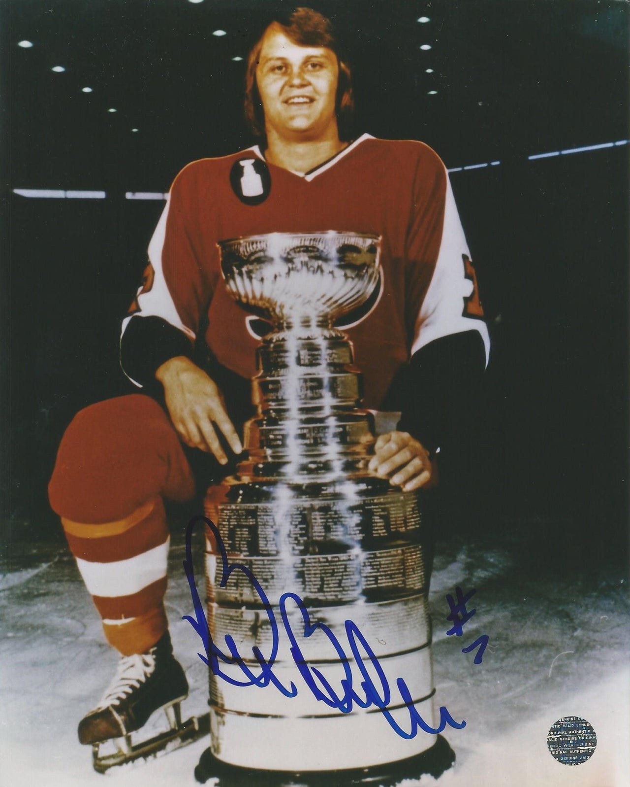 Bill Barber Stanley Cup Autographed Philadelphia Flyers 8" x 10" Hockey Photo - Dynasty Sports & Framing 