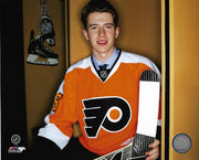 Carter Hart Philadelphia Flyers Locker Room NHL Hockey Photo - Dynasty Sports & Framing 
