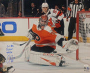 Carter Hart Philadelphia Flyers First Career Shutout Autographed NHL Hockey Photo - Dynasty Sports & Framing 