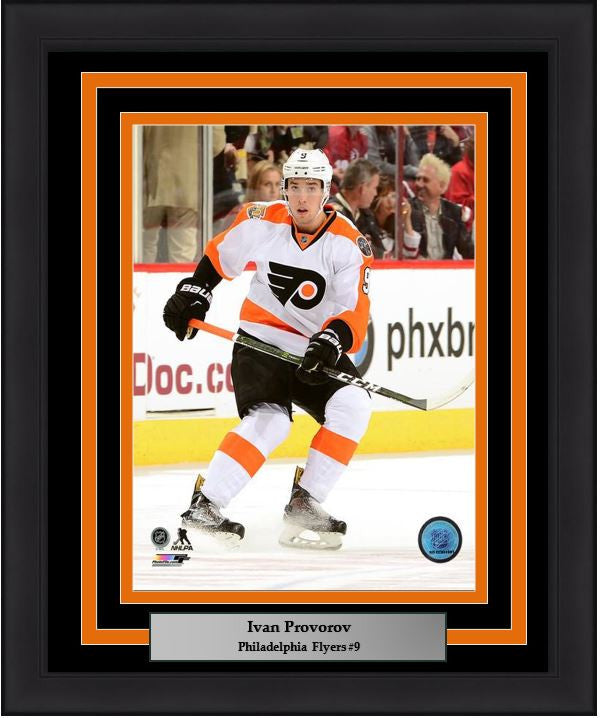 Ivan Provorov Skating Philadelphia Flyers 11" x 14" Framed Hockey Photo - Dynasty Sports & Framing 