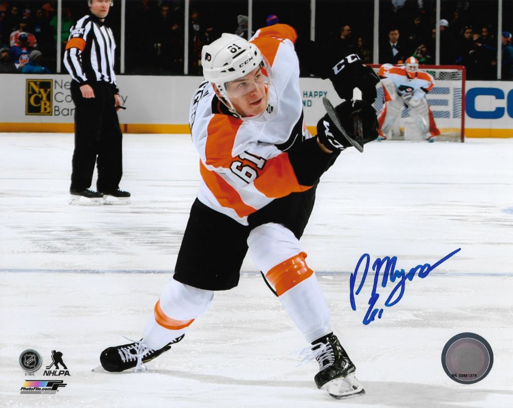 Philippe Myers Philadelphia Flyers Autographed NHL Hockey Photo - Dynasty Sports & Framing 