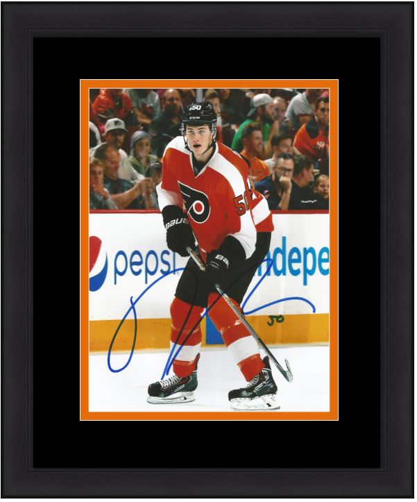 Samuel Morin On-Ice Autographed Philadelphia Flyers Framed Hockey Photo - Dynasty Sports & Framing 