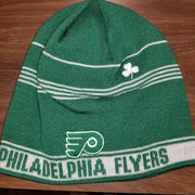 Philadelphia Flyers NHL Hockey St. Patrick's Day Reebok Knit Hat - Dynasty Sports & Framing 