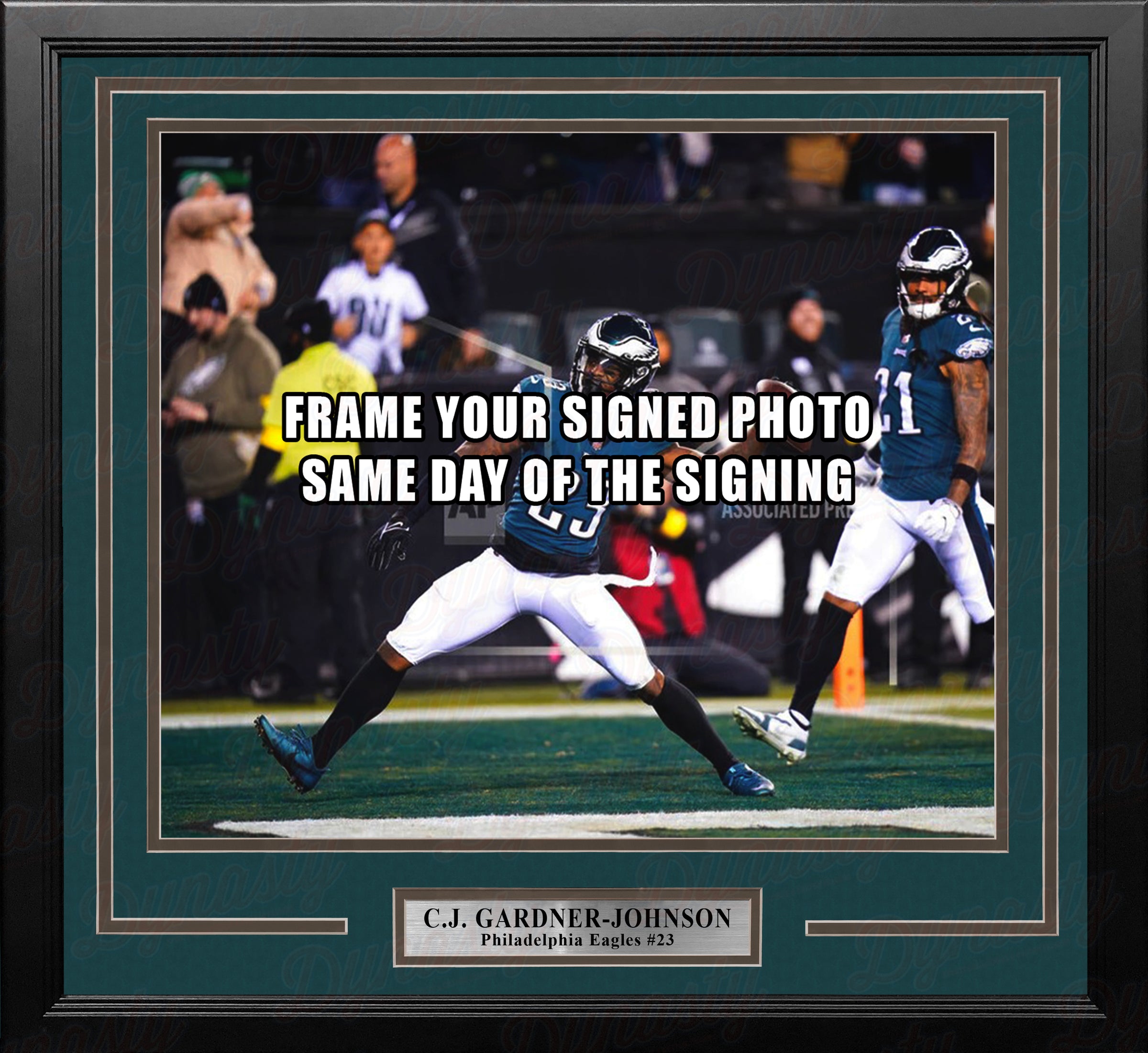 C.J. Gardner-Johnson Philadelphia Eagles Photo Frame Kit - Dynasty Sports & Framing 