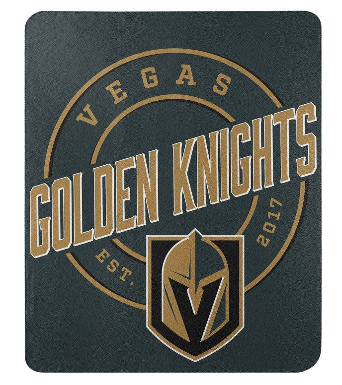 Vegas Golden Knights 50" x 60" Campaign Fleece Blanket - Dynasty Sports & Framing 