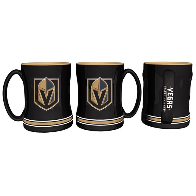 Vegas Golden Knights Logo Relief Coffee Mug - Dynasty Sports & Framing 