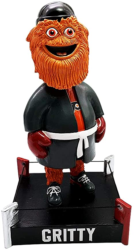 Gritty Philadelphia Flyers Hockey Boxing Gloves Mascot Bobblehead - Dynasty Sports & Framing 