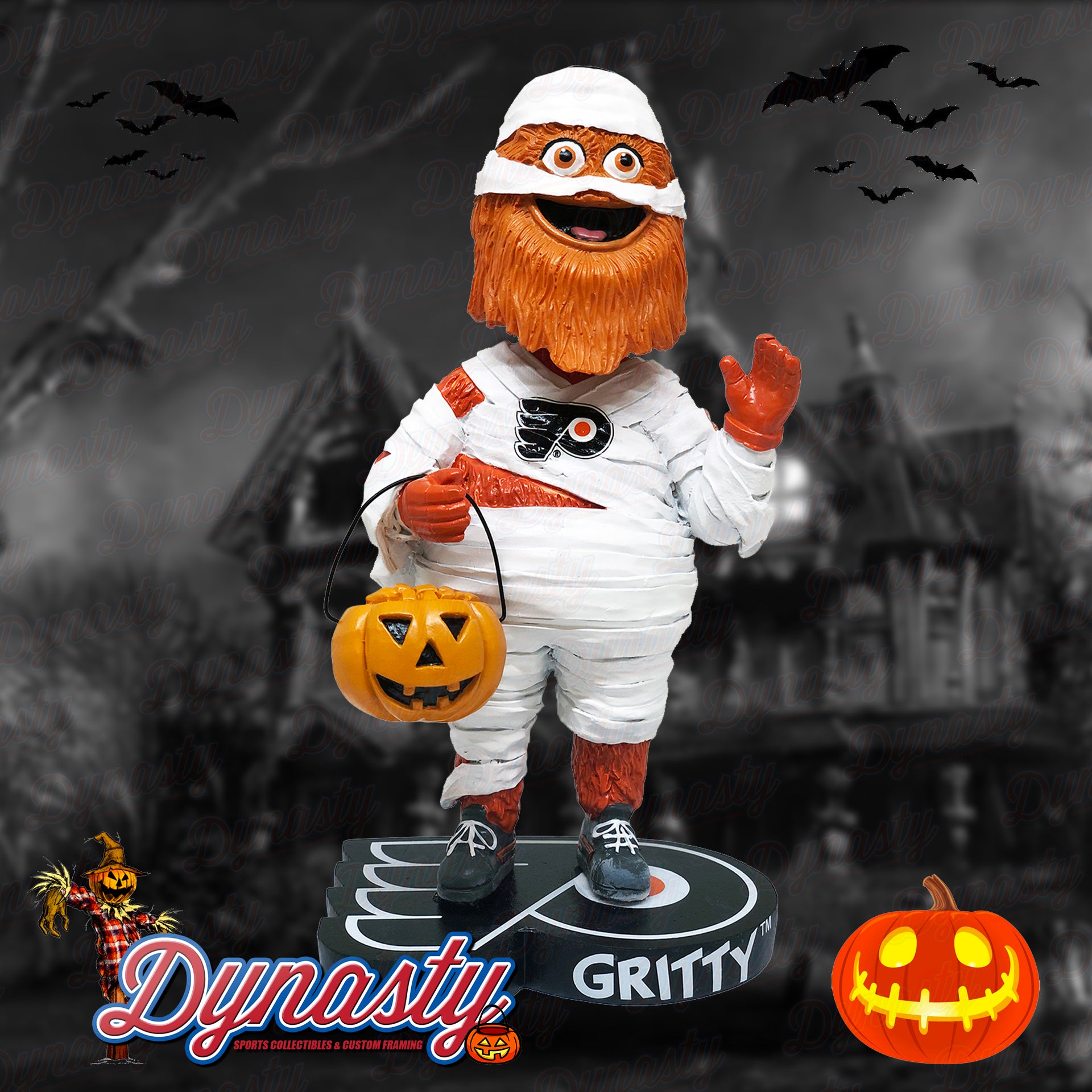 Gritty Halloween Mummy Limited Edition Bobblehead - Dynasty Sports & Framing 