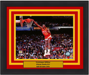 Dominique Wilkins Slam Dunk Atlanta Hawks 8" x 10" Framed Basketball Photo - Dynasty Sports & Framing 