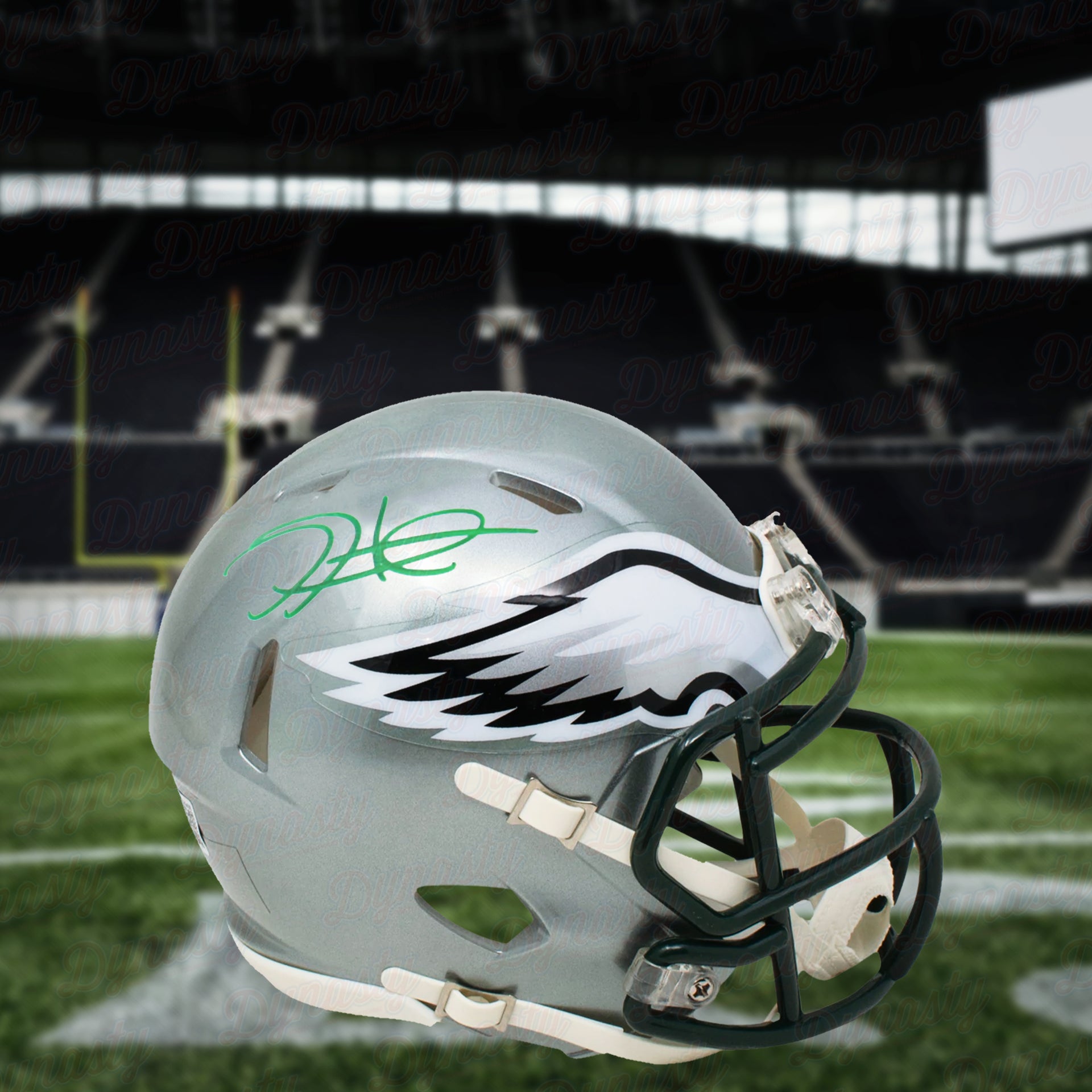 Jalen Hurts Philadelphia Eagles Autographed Flash Football Mini
