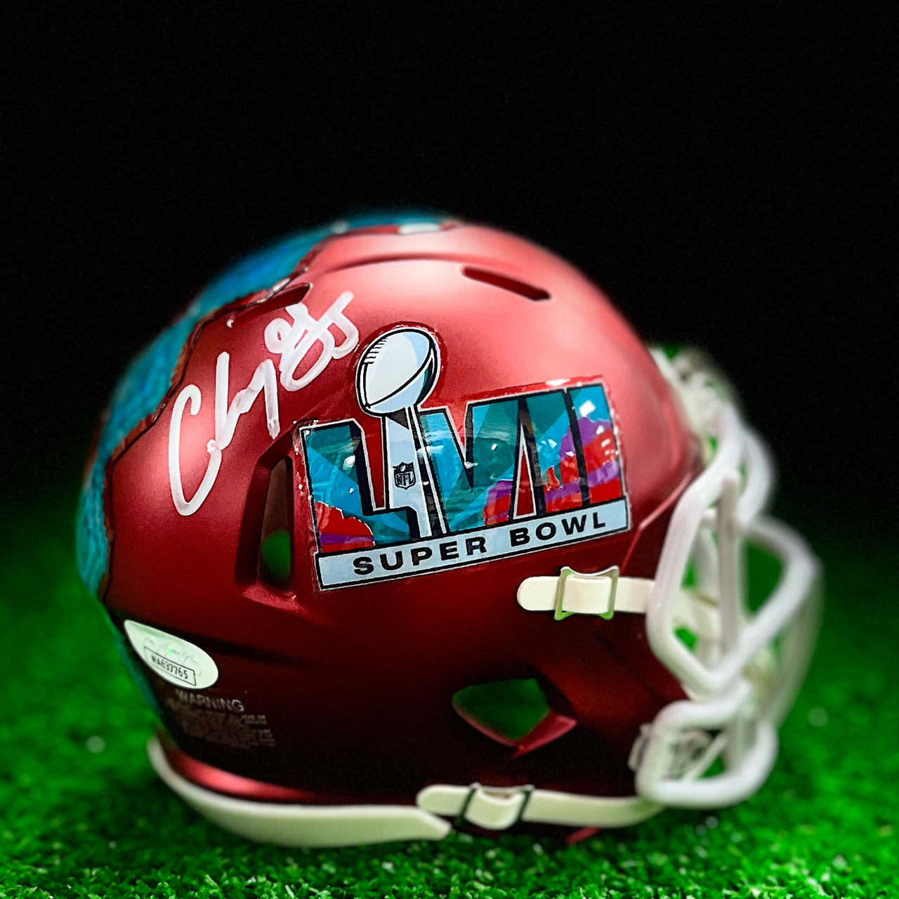 C.J. Gardner Johnson Autographed Super Bowl LVII Eagles Mini-Helmet - Dynasty Sports & Framing 
