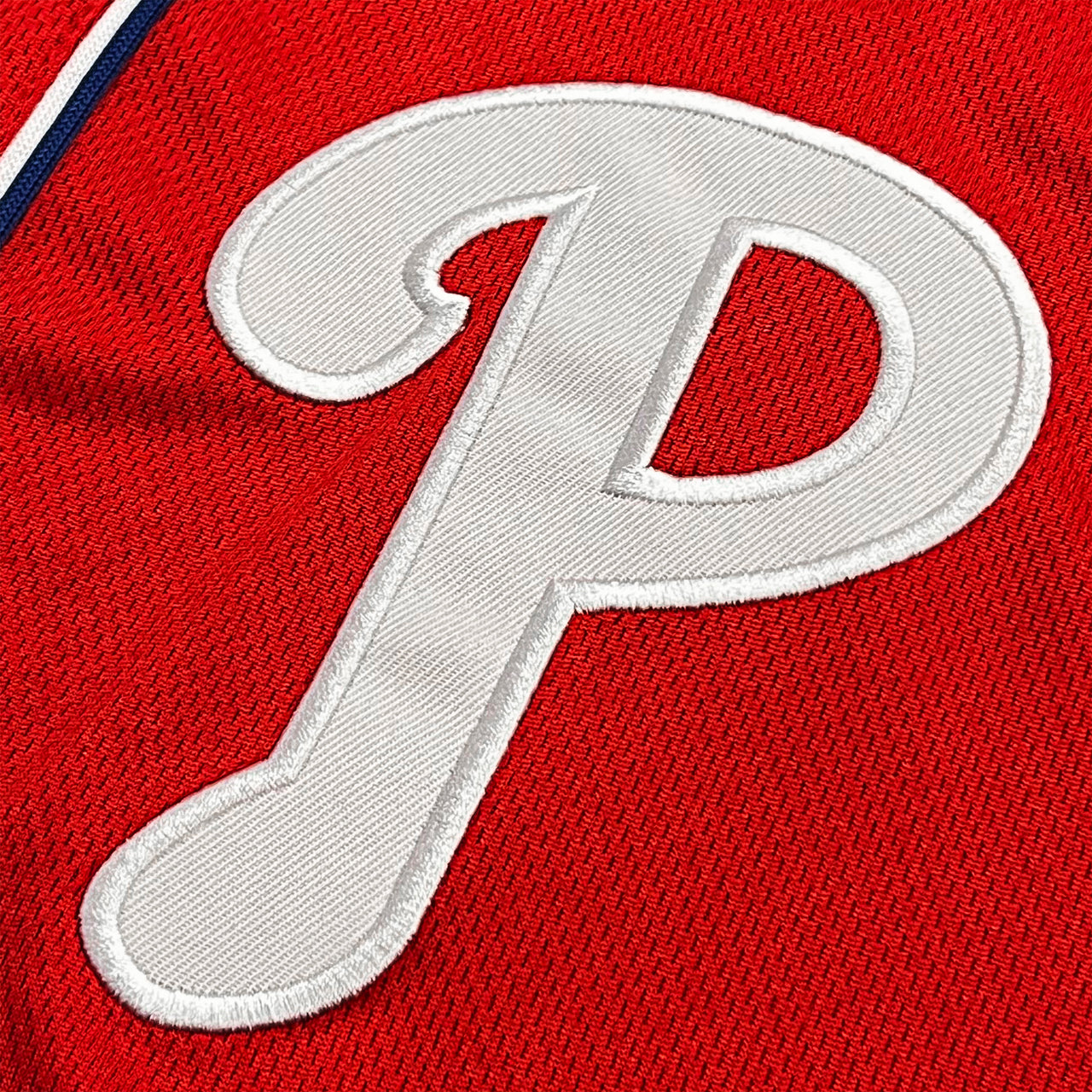 Rhys Hoskins Signed Philadelphia Phillie Custom Style Jersey (Beckett COA)