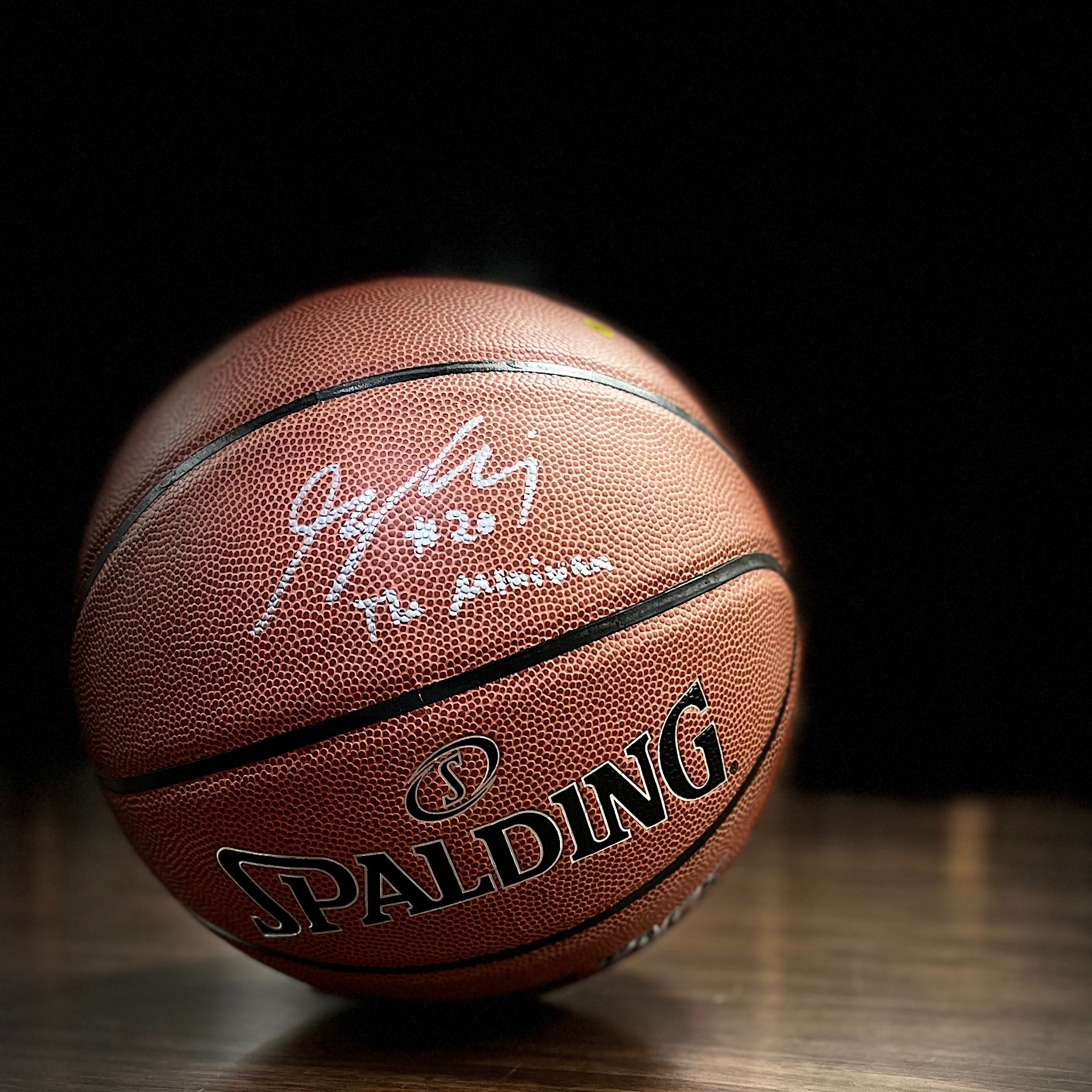 Georges Niang Philadelphia 76ers Autographed Basketball - Dynasty Sports & Framing 