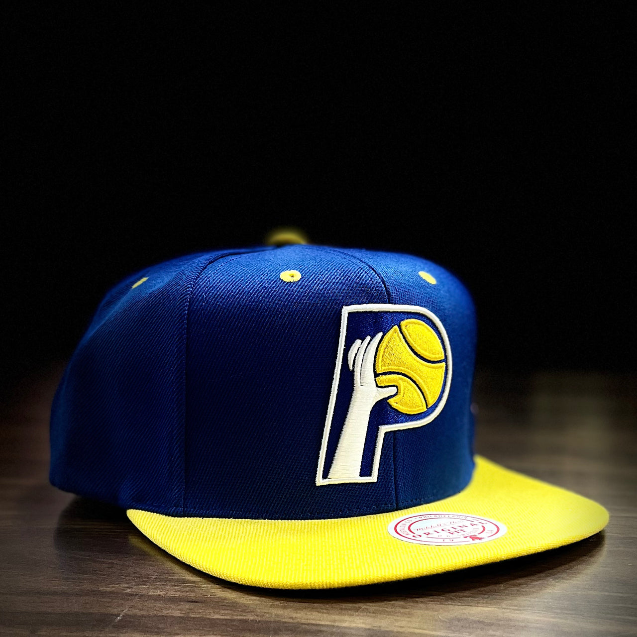 Indiana Pacers Mitchell & Ness Hardwood Classics Lotto Pick Snapback Hat - Dynasty Sports & Framing 