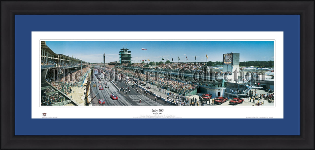 Indy 500 Richmond International Raceway Framed and Matted Stadium Panorama - Dynasty Sports & Framing 