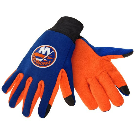 New York Islanders NHL Hockey Texting Gloves - Dynasty Sports & Framing 