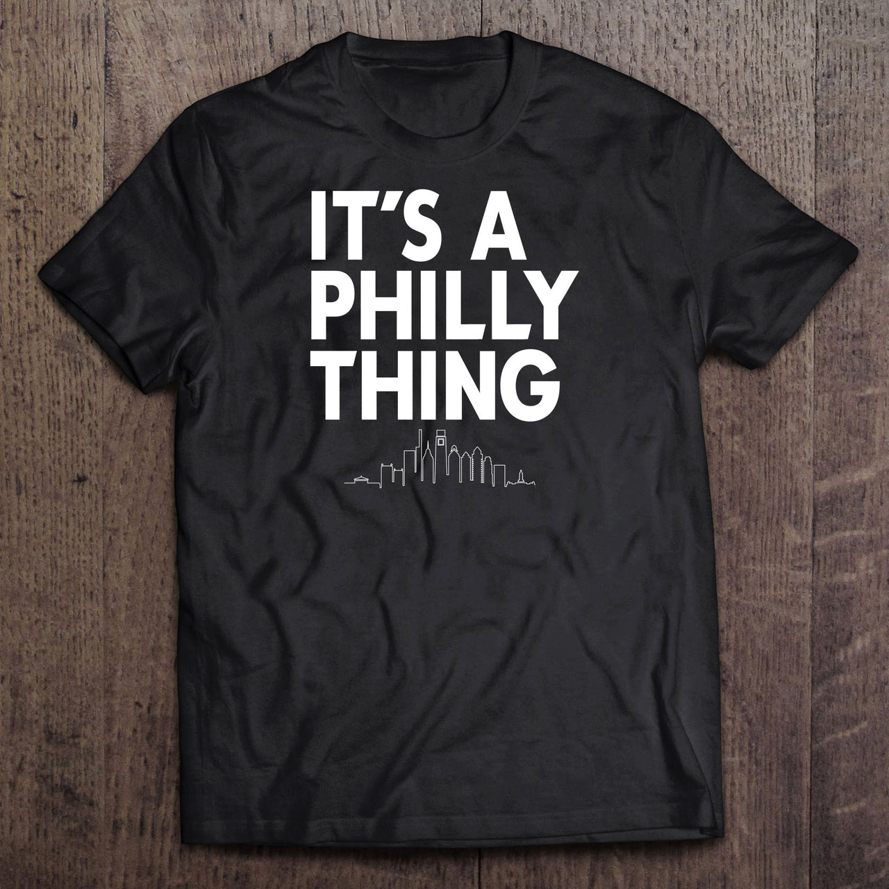 Philadelphia "It's a Philly Thing" Skyline T-Shirt – Black - Dynasty Sports & Framing 