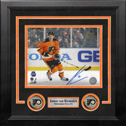 James Van Riemsdyk 2012 Winter Classic Autographed Philadelphia Flyers Framed Hockey Photo - Dynasty Sports & Framing 