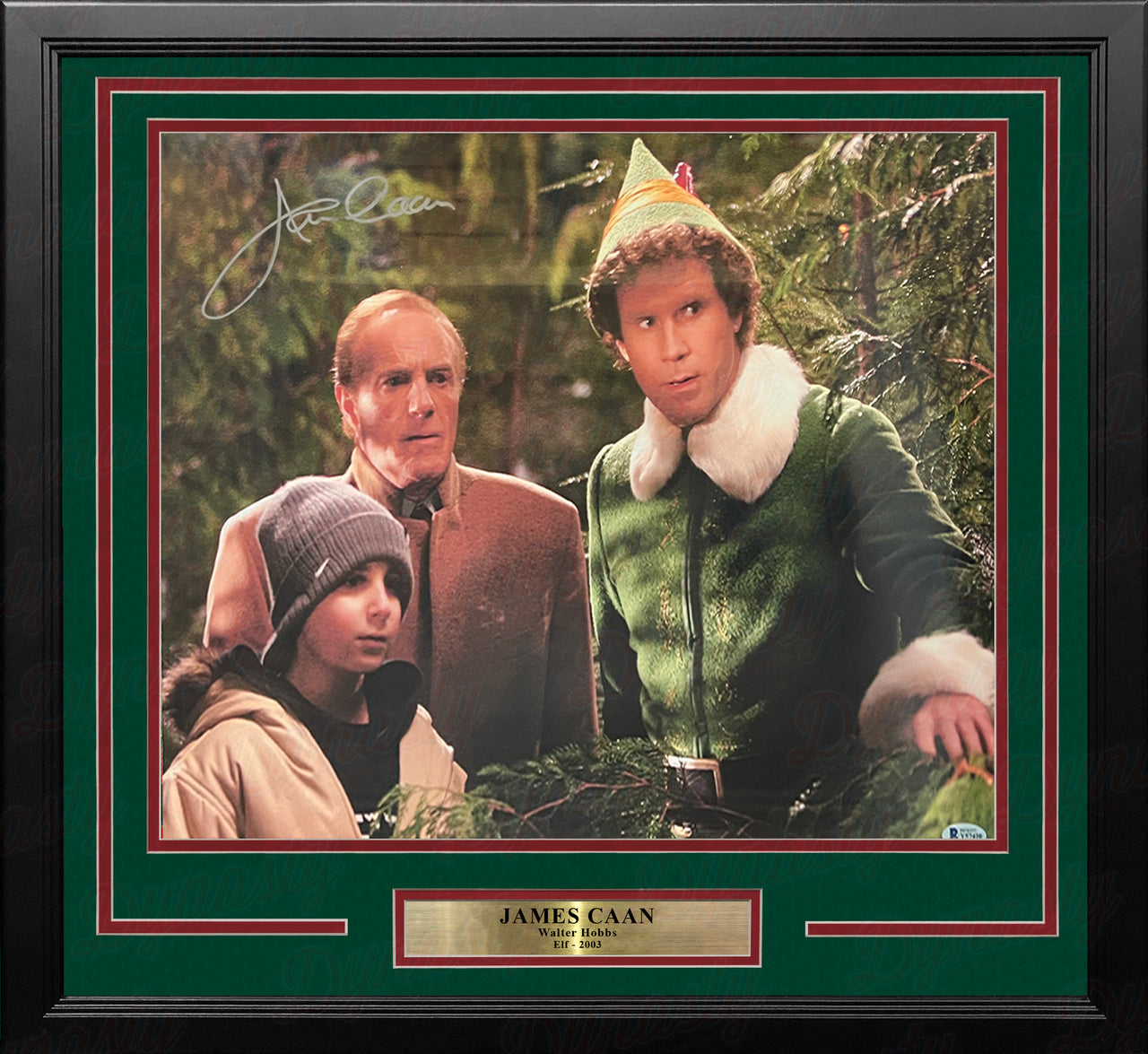 James Caan Walter Hobbs Elf Autographed 16" x 20" Framed Photo - Dynasty Sports & Framing