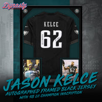 Jason Kelce Autographed Philadelphia Eagles Framed Nike Jersey | Pre-Sale Opportunity - Dynasty Sports & Framing 