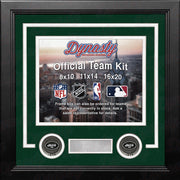 New York Jets Custom NFL Football 16x20 Picture Frame Kit (Multiple Colors) - Dynasty Sports & Framing 