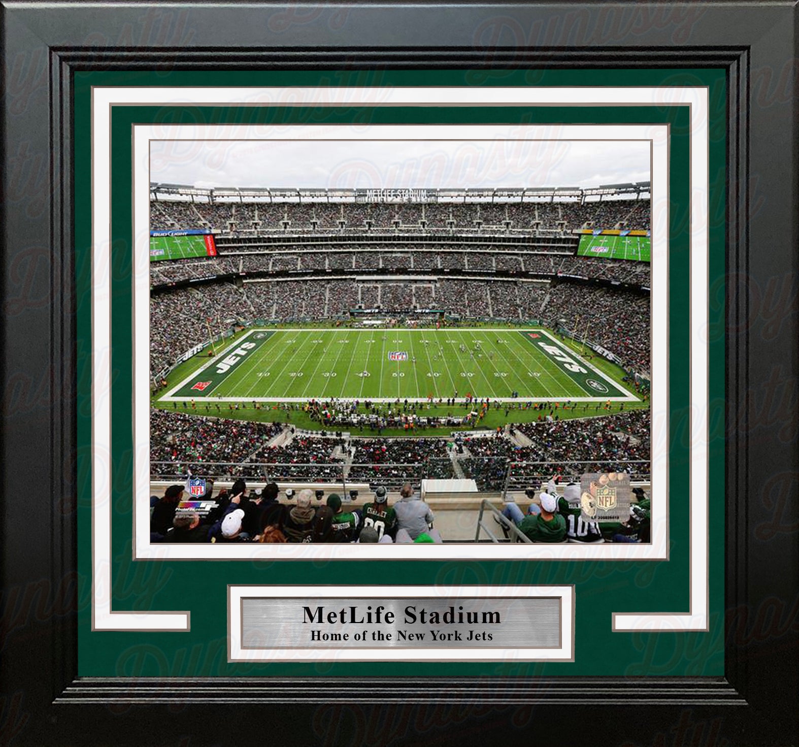 New York Jets MetLife Stadium 8" x 10" Framed Football Photo - Dynasty Sports & Framing 