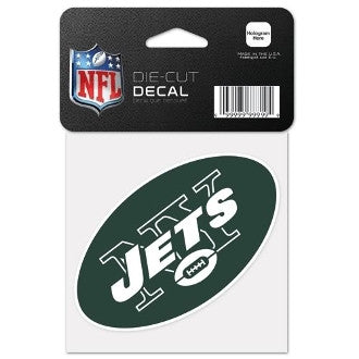 New York Jets NFL Football 4" x 4" Decal - Dynasty Sports & Framing 