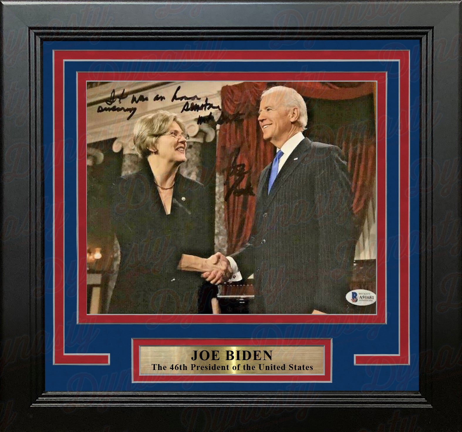 Joe Biden 46th President of the United States Autographed 8" x 10" Framed Photo - Dynasty Sports & Framing 