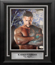 Karrion Kross Arms Folded Autographed 8" x 10" Framed WWE Wrestling Photo - Dynasty Sports & Framing 