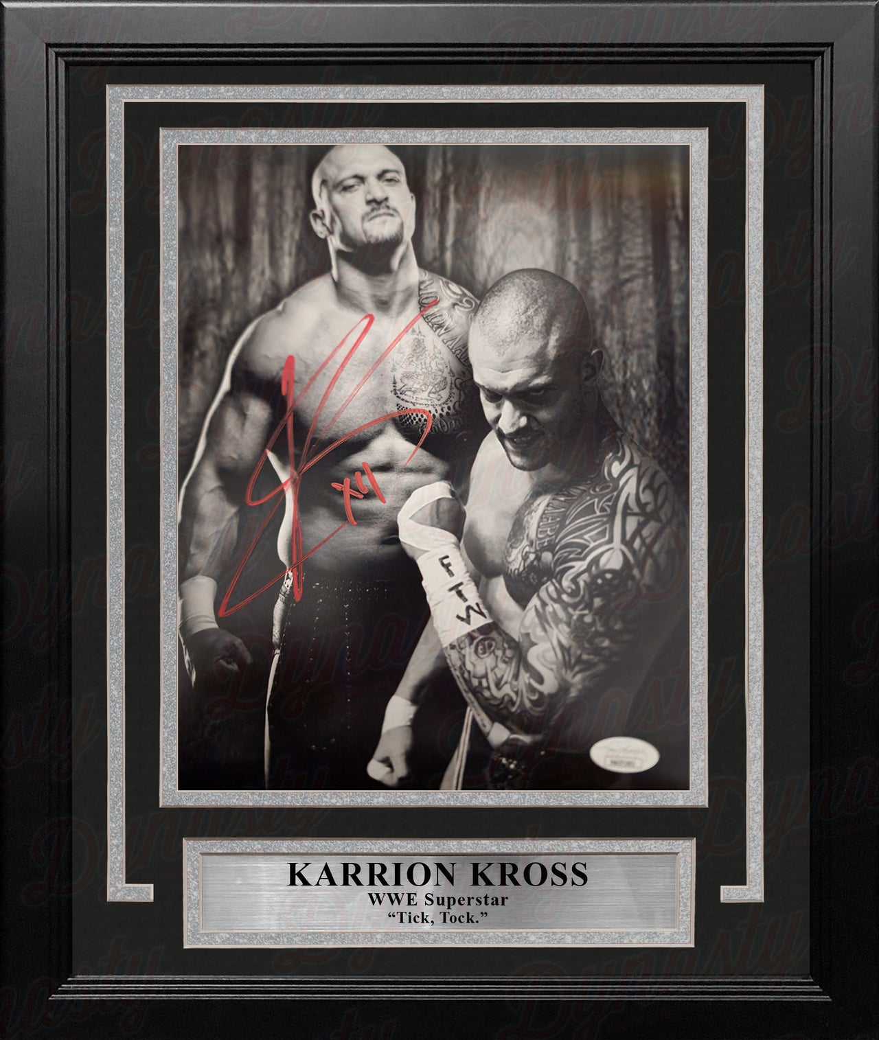 Karrion Kross Autographed 8" x 10" Framed WWE Wrestling Spotlight Photo - Dynasty Sports & Framing 