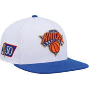 New York Knicks Mitchell & Ness 50th Anniversary Hardwood Classics Snapback Hat - Dynasty Sports & Framing 