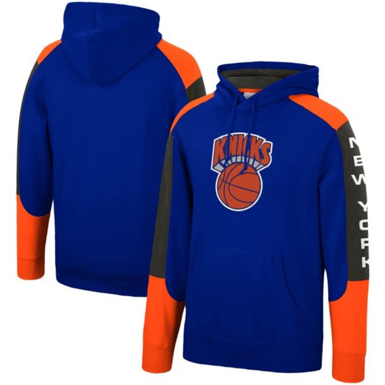 New York Knicks Mitchell & Ness Fusion Fleece Hoodie - Dynasty Sports & Framing 