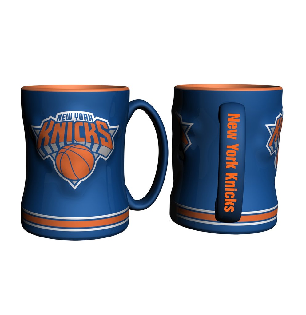 New York Knicks Logo Relief 14 oz. Mug - Dynasty Sports & Framing 