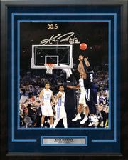 Kris Jenkins Villanova Wildcats 2016 NCAA Champions Buzzer Beater Autographed Vertical Framed Photo - Dynasty Sports & Framing 