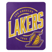 Los Angeles Lakers 50" x 60" Campaign Fleece Blanket - Dynasty Sports & Framing 