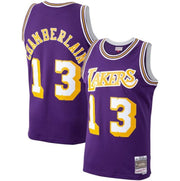 Wilt Chamberlain Los Angeles Lakers Mitchell & Ness Purple 1971-72 Hardwood Classics Swingman Jersey - Dynasty Sports & Framing 