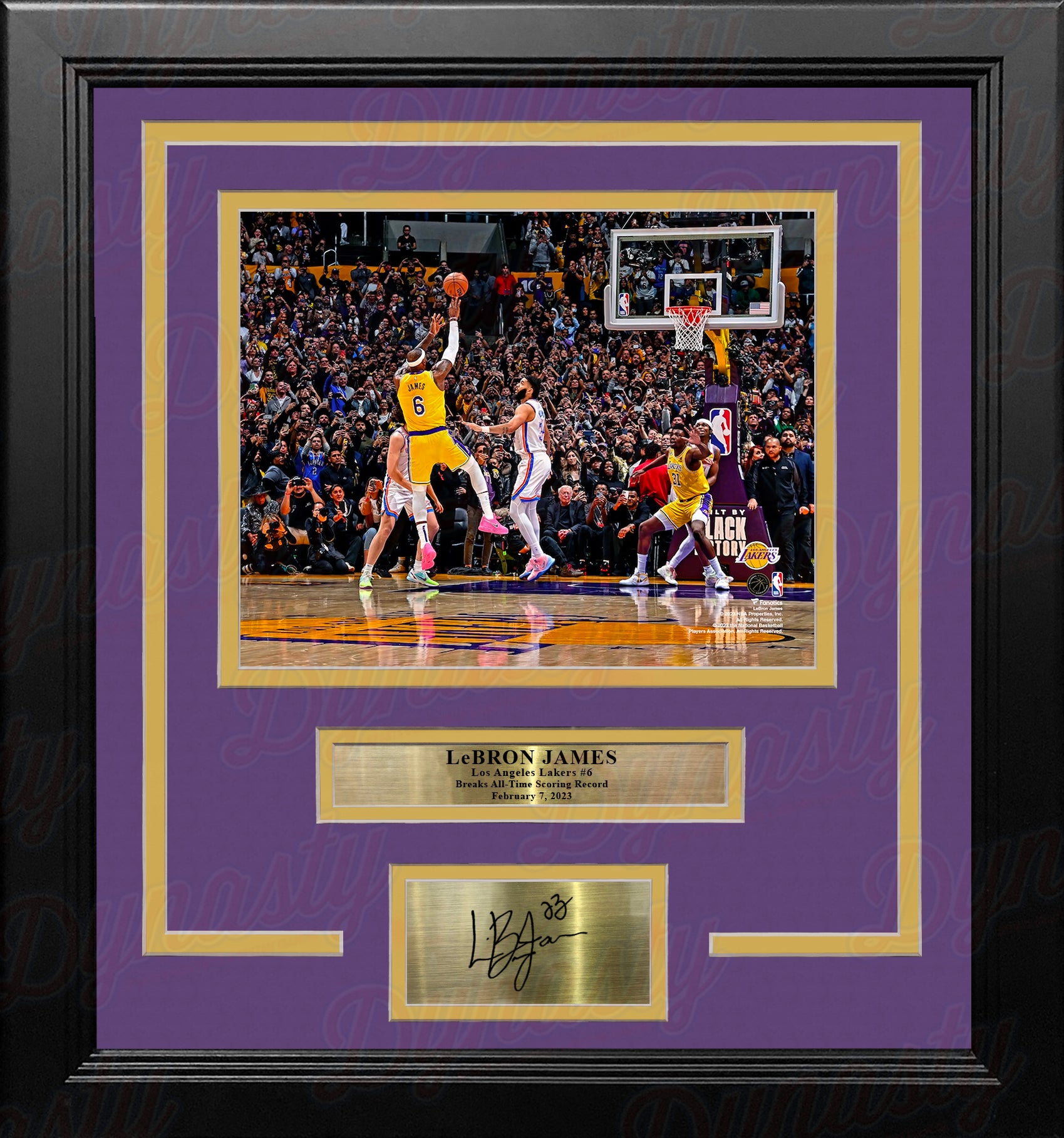 LeBron James Breaks the All-Time Scoring Record LA Lakers 8x10