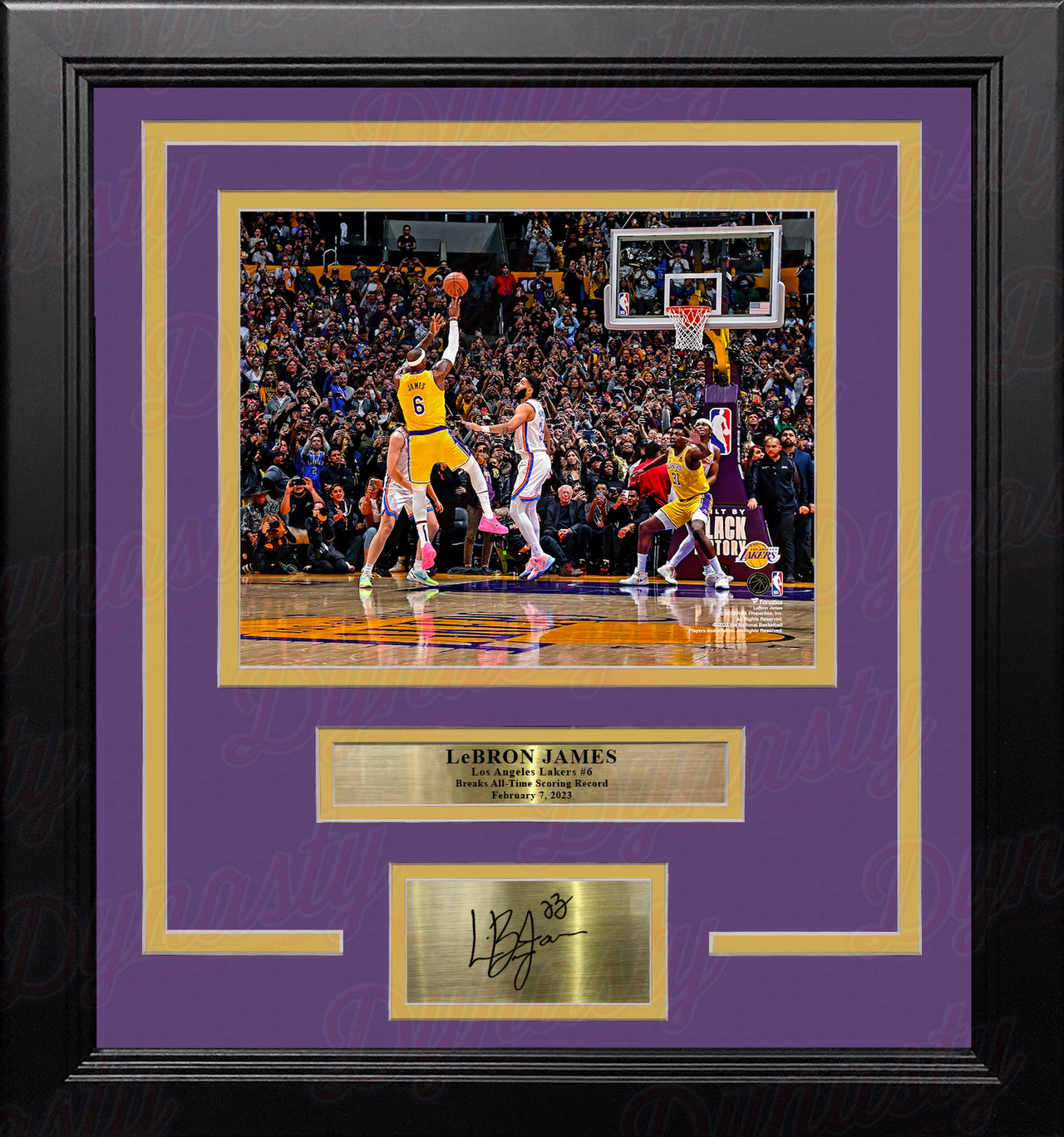 LeBron James Memorabilia, LeBron All-Time Scoring Leader Collectibles,  Verified Signed LeBron James Photos