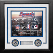 Tampa Bay Lightning Custom NHL Hockey 8x10 Picture Frame Kit (Multiple Colors) - Dynasty Sports & Framing 