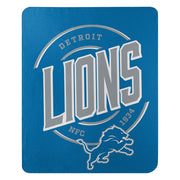Detroit Lions 50" x 60" Campaign Fleece Blanket - Dynasty Sports & Framing 