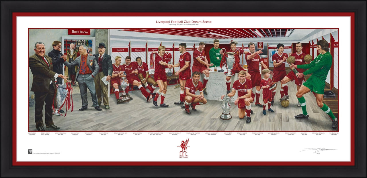 Liverpool FC Exclusive Dream Scene Lithograph Artwork Print by Artist Jamie Cooper - Dynasty Sports & Framing