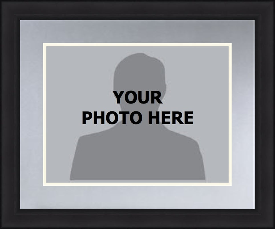 NHL Hockey Photo Picture Frame Kit - Los Angeles Kings (Silver Matting, White Trim) - Dynasty Sports & Framing