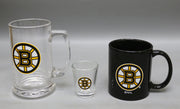Boston Bruins 3-Piece Glassware Gift Set - Dynasty Sports & Framing 