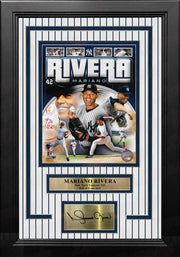 Mariano Rivera New York Yankees 8" x 10" Framed Baseball Collage Photo with Engraved Autograph - Dynasty Sports & Framing 