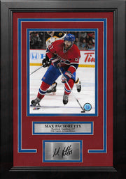Max Pacioretty in Action Montreal Canadiens 8" x 10" Framed Hockey Photo with Engraved Autograph - Dynasty Sports & Framing 