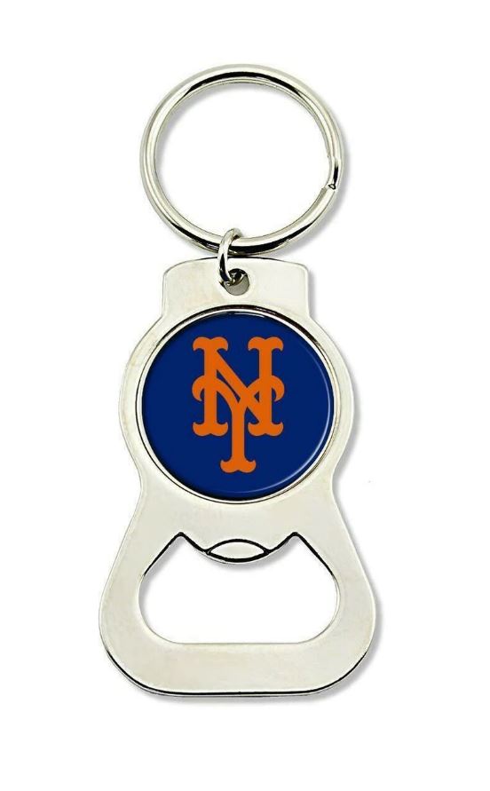 New York Mets Logo Bottle Opener Keychain - Dynasty Sports & Framing 