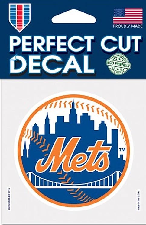 New York Mets 4" x 4" Decal - Dynasty Sports & Framing 